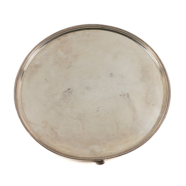 A DUTCH SILVER SALVER