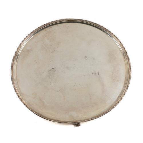A DUTCH SILVER SALVER