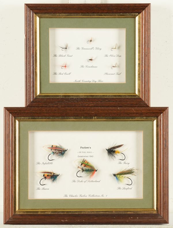 FARLOWS OF PALL MALL: A FRAMED FISHING FLY DISPLAY (2)
