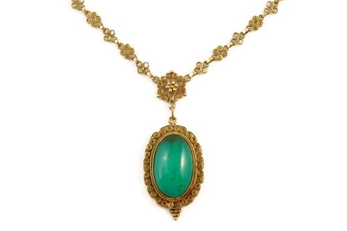 ATTRIBUTED TO RICHARD LLEWELLYN RATHBONE: A JADE NECKLACE