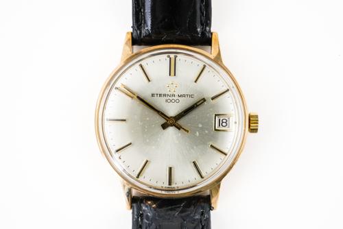 AN ETERNA-MATIC GENTLEMAN'S WRISTWATCH