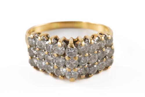 A DIAMOND RING, BOXED