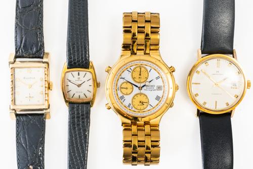 FOUR WRISTWATCHES (4)