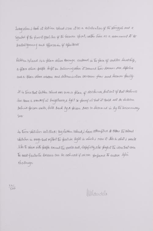 NELSON MANDELA (SOUTH AFRICAN, 1918-2013)