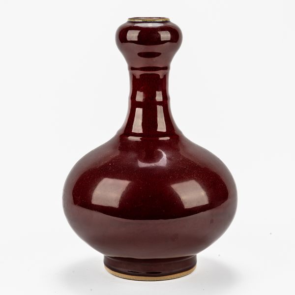 A CHINESE FLAMBE VASE