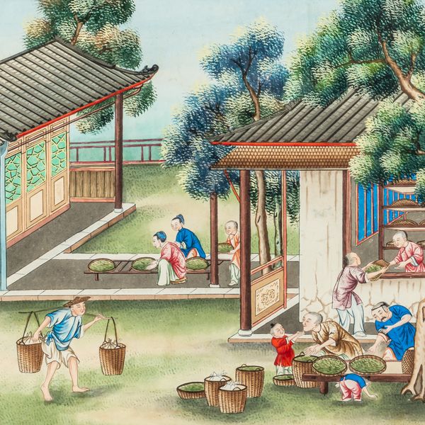 SIX CHINESE EXPORT PAINTINGS (6)