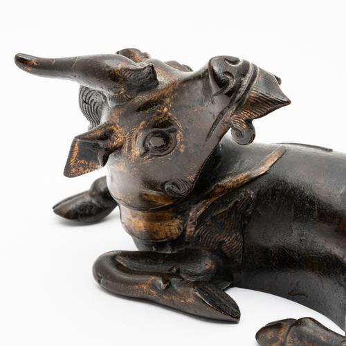 A CHINESE BRONZE MODEL OF A QILIN