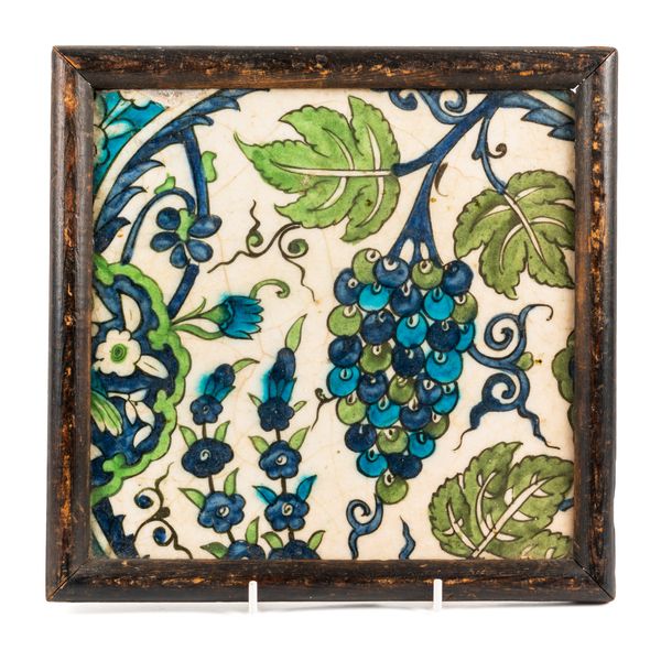 A DAMASCUS POTTERY TILE