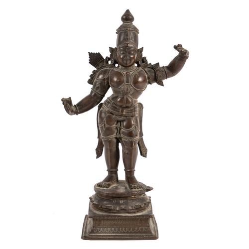 A BRONZE FIGURE OF RAMA