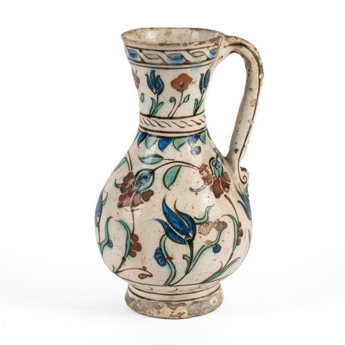 AN IZNIK POTTERY JUG
