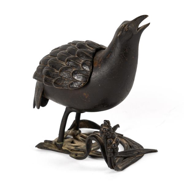 A JAPANESE BRONZE QUAIL KORO ( 2)