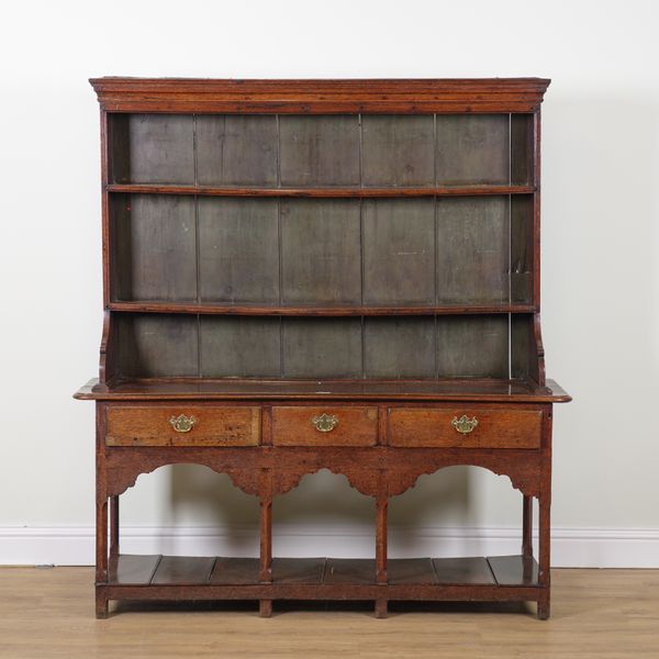 AN 18TH CENTURY OAK DRESSER