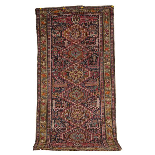 AN AKSTAFA RUG, CAUCASIAN AND A SHIRAZ RUG, SOUTH PERSIAN (2)