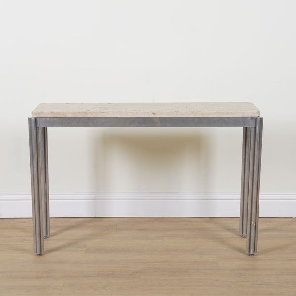 A 20TH CENTURY RECTANGULAR CONSOLE TABLE