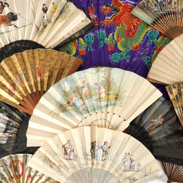 A COLLECTION OF FANS (19)