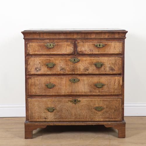 A LATE 17TH CENTURY WALNUT CHEST