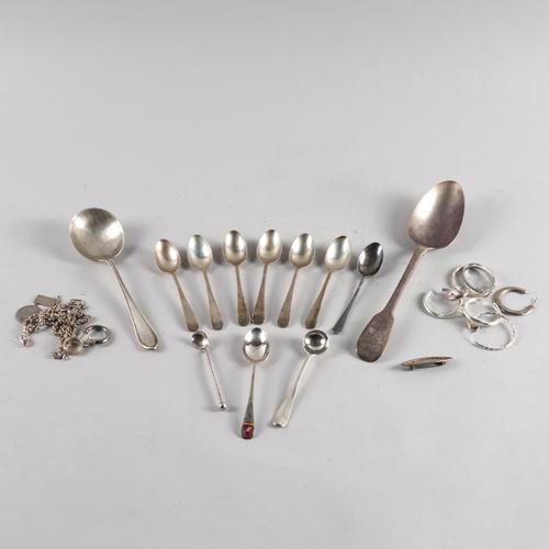 A GROUP OF SILVER (QTY)