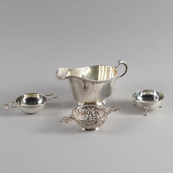 A GROUP OF SILVER (4)