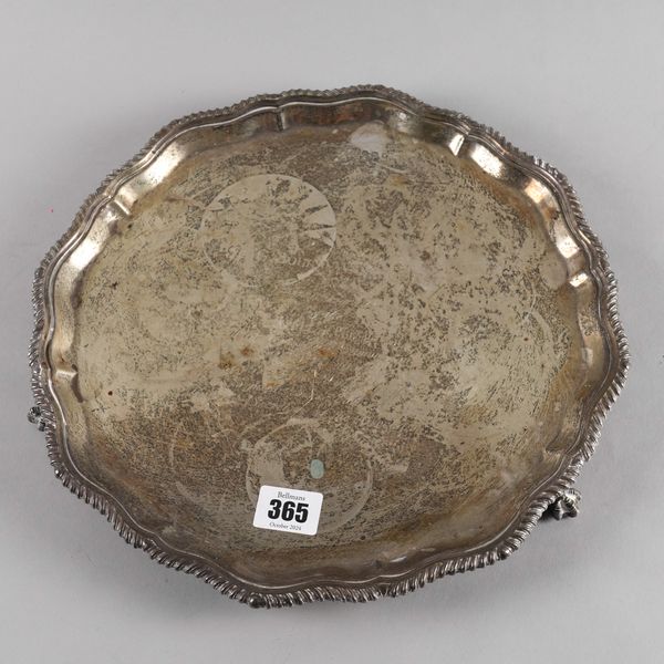 A SILVER SALVER