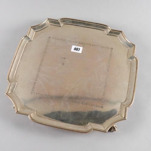 A SILVER SALVER