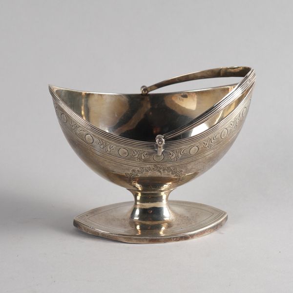 A GEORGE III SILVER CREAM PAIL