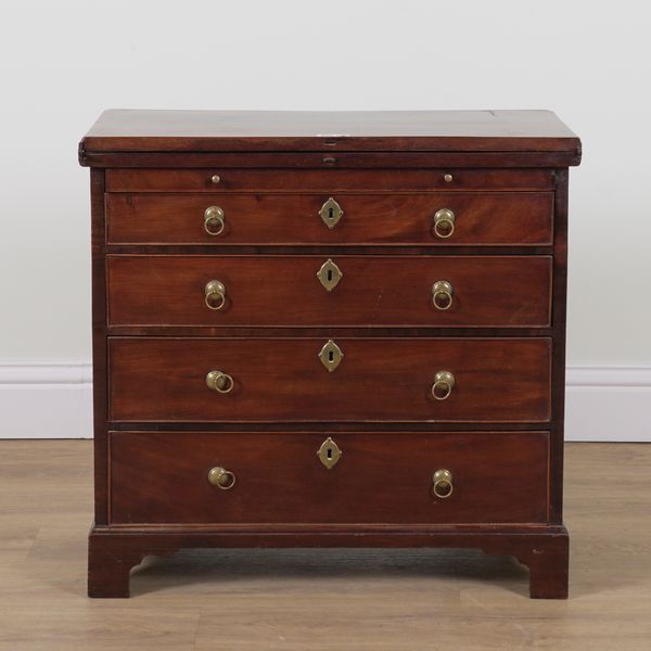 A MAHOGANY BACHELOR'S CHEST