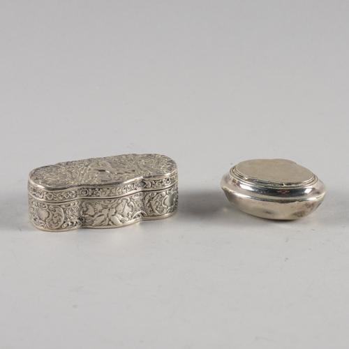 TWO SILVER BOXES (2)