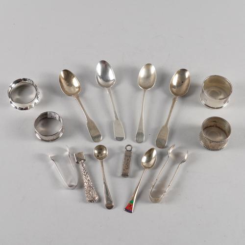 A GROUP OF SILVER (14)