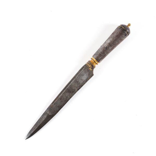 AN INDIAN STEEL SIKH DAGGER