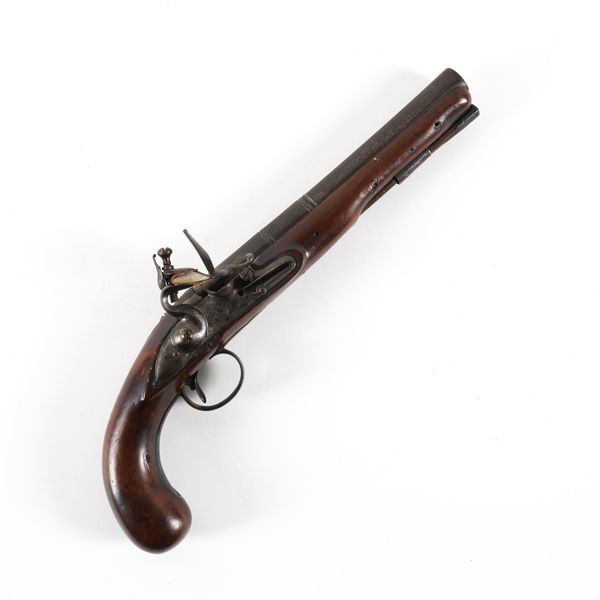 A 19TH CENTURY FLINTLOCK PISTOL BY E.PRESS