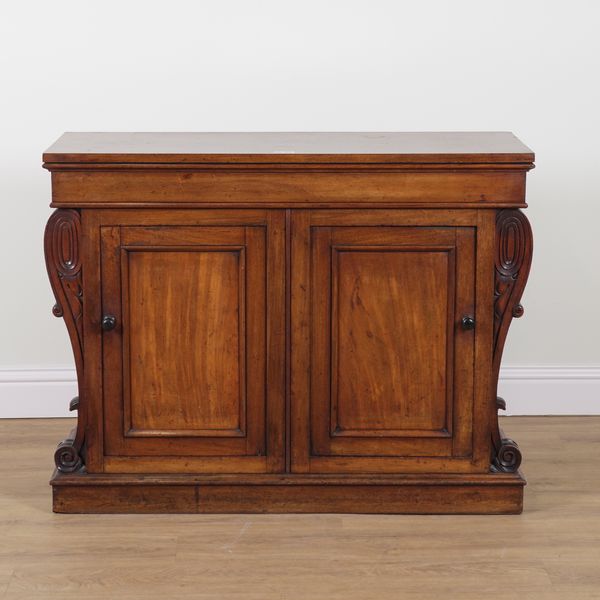 WILLIAM IV MAHOGANY SIDE CABINET