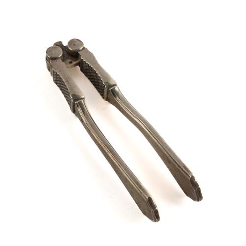 A PAIR OF SILVER NUT CRACKERS