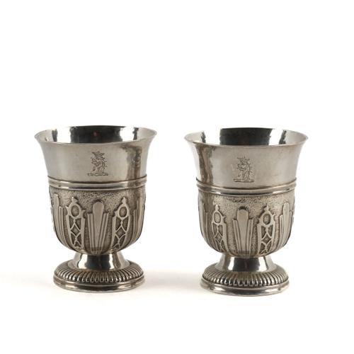 A PAIR OF EUROPEAN GOBLETS (2)