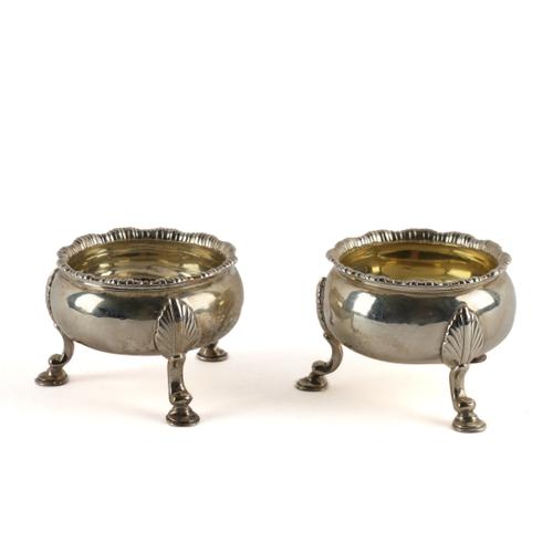 TWO SIMILAR GEORGE III SALTS (2)