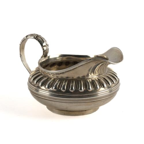 A GEORGE IV SILVER MILK JUG