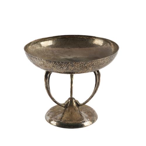 AN ARTS AND CRAFTS SILVER CENTRE PIECE BOWL
