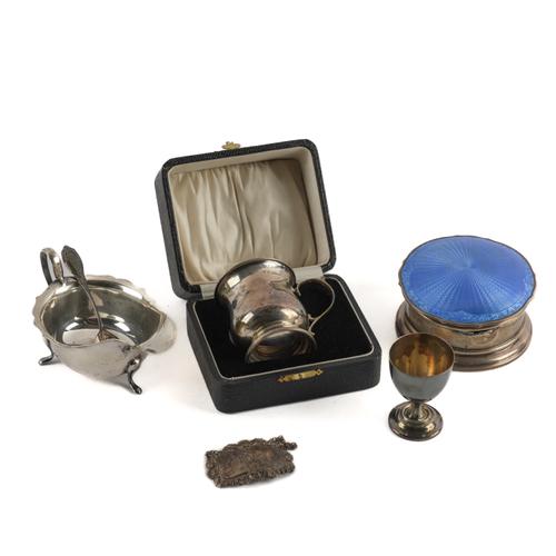 A GROUP OF SILVER AND FOREIGN WARES (6)