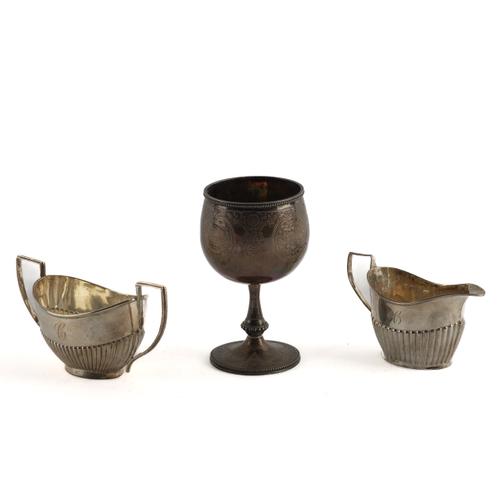 THREE ITEMS OF SILVER (3)