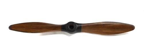 AN ENGLISH LAMINATED WALNUT TWO BLADED AIRCRAFT PROPELLER