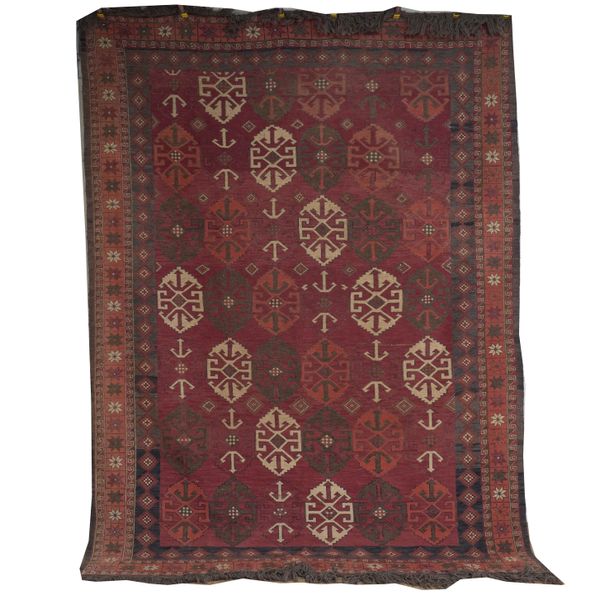 AN AFGHAN SOUMAC CARPET