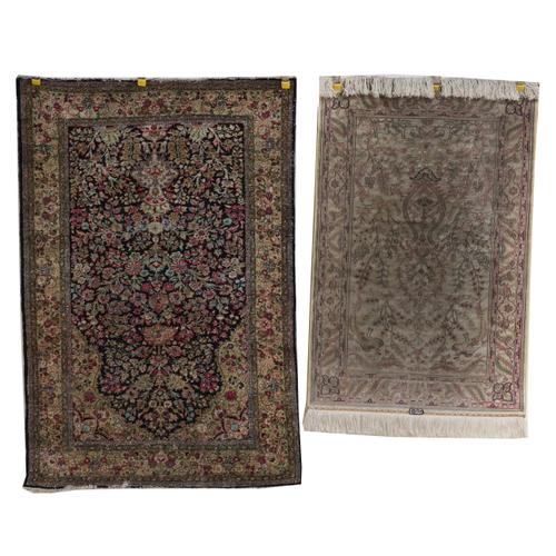 A SILK KEYSERI RUG, TURKISH (2)