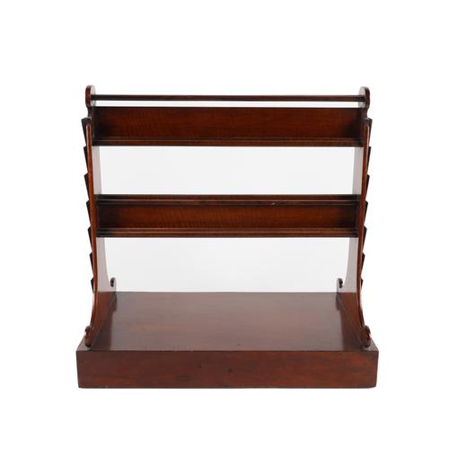 A MAHOGANY DESK COMPANION OR PARTNER’S STAND
