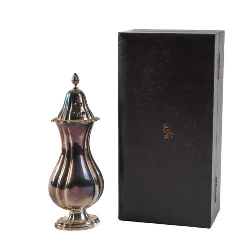 A SILVER SUGAR CASTER (2)