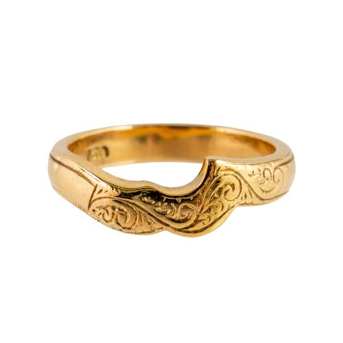 A DECORATED WEDDING BAND