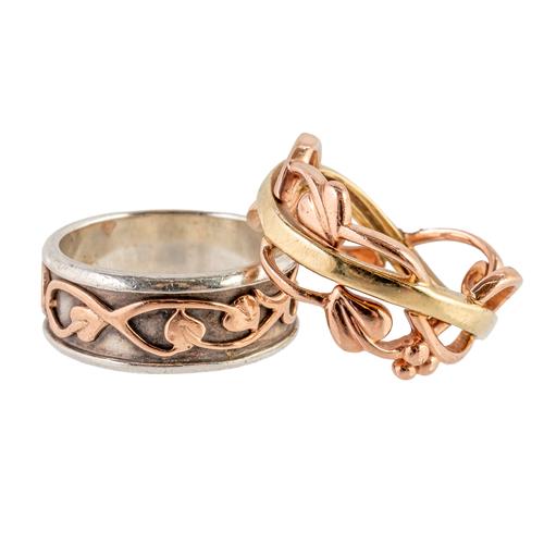 TWO CLOGAU RINGS (2)