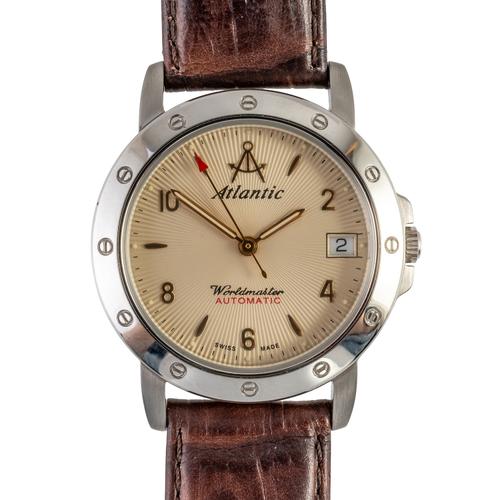 AN UNWORN ATLANTIC WORLDMASTER AUTOMATIC WATCH