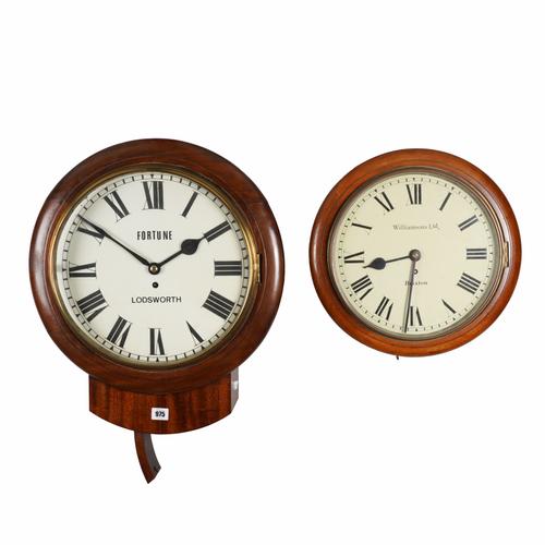 THREE WALL CLOCKS INCLUDING ONE BY WILLIAMSON LTD, BRIXTON (3)