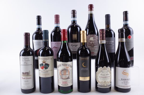 TWELVE BOTTLES ITALIAN RED WINE