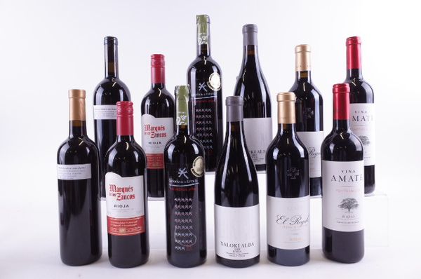 TWELVE BOTTLES SPANISH RED WINE