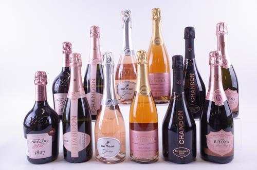 TWELVE BOTTLES SPARKLING ROSÉ WINE